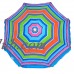 Deluxe 6 ft Rio Beach Umbrella Sunshade UPF 100+   